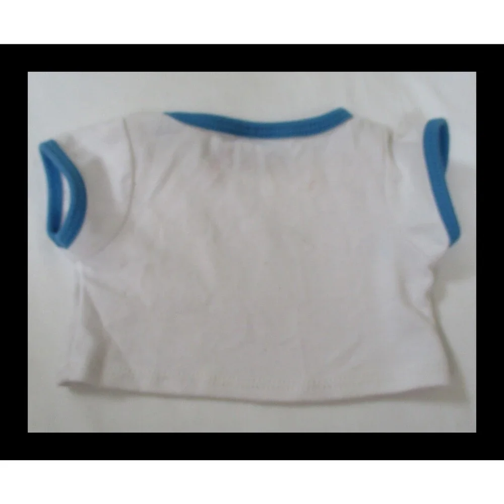 Build A Bear Workshop High School Musical Tee Top Blue Trim